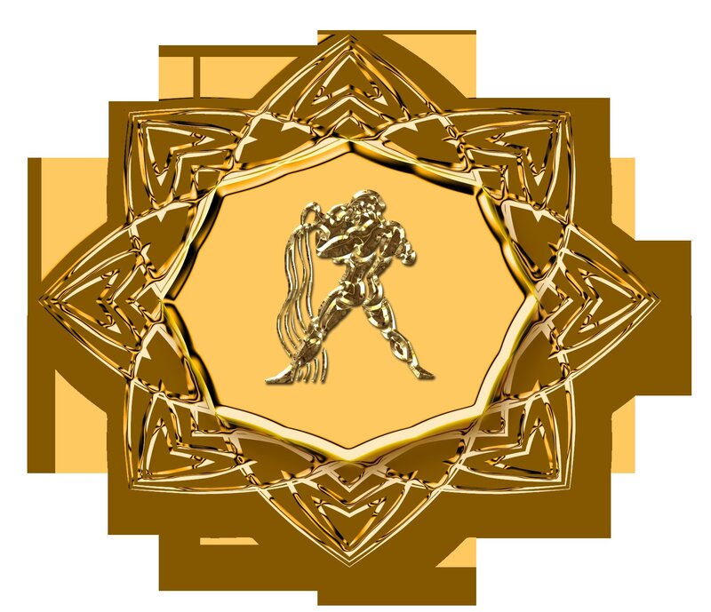 golden aquarius saint seiya emblem