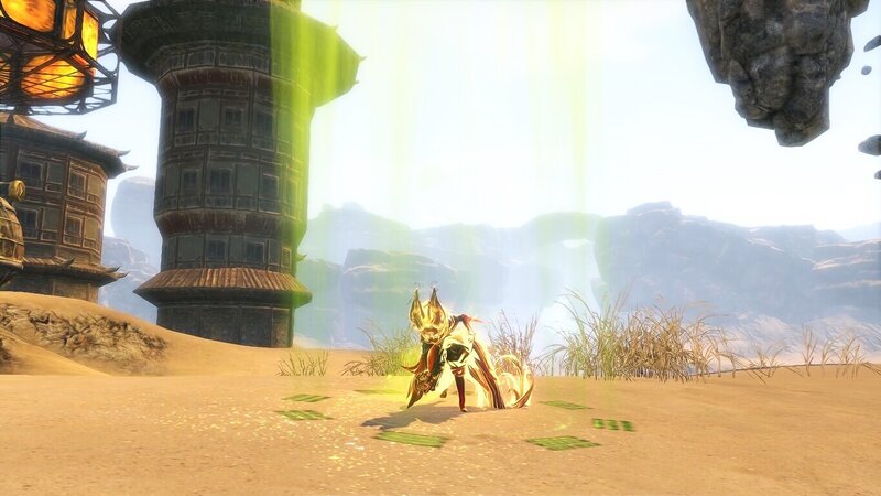 Golden Armored Character — Yellow
