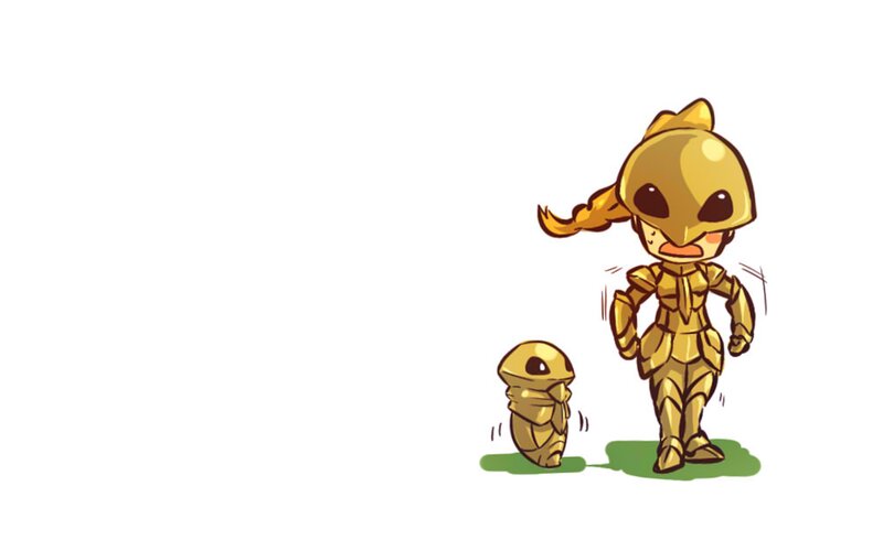 Golden Armored Characters