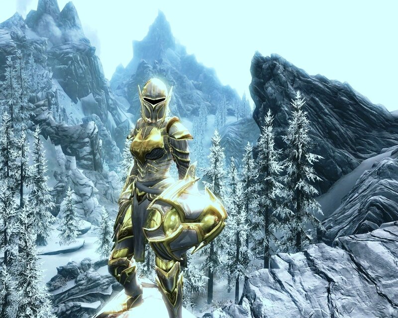 Golden-armored Figure — Gold