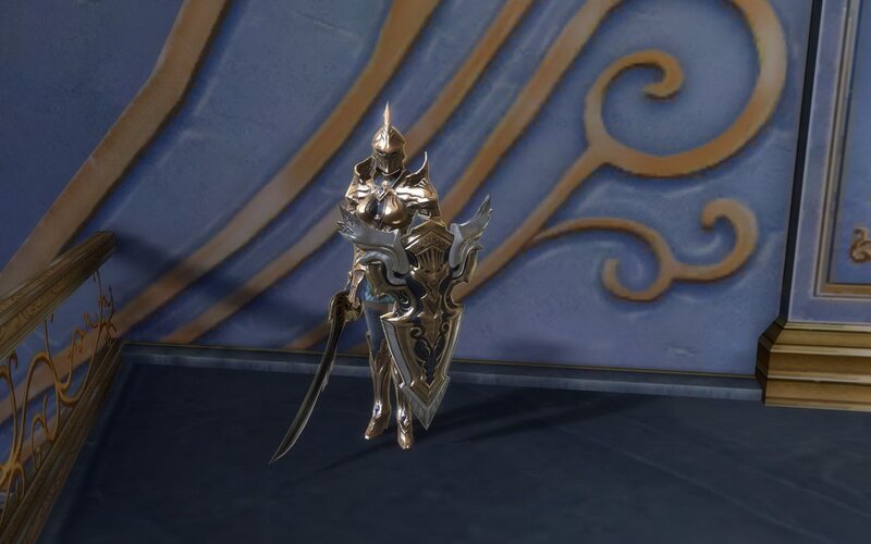 golden armored knight