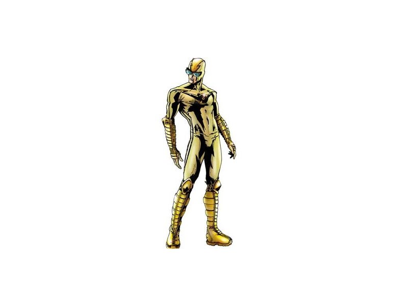 Golden Armored Superhero — Gold