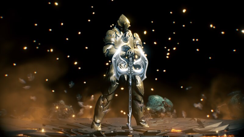 Golden Armored Warrior — Black