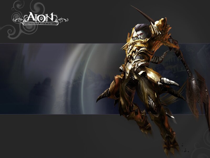 Golden Armored Warrior — Gold, Dramatic, Digital Art, Armor, Sword