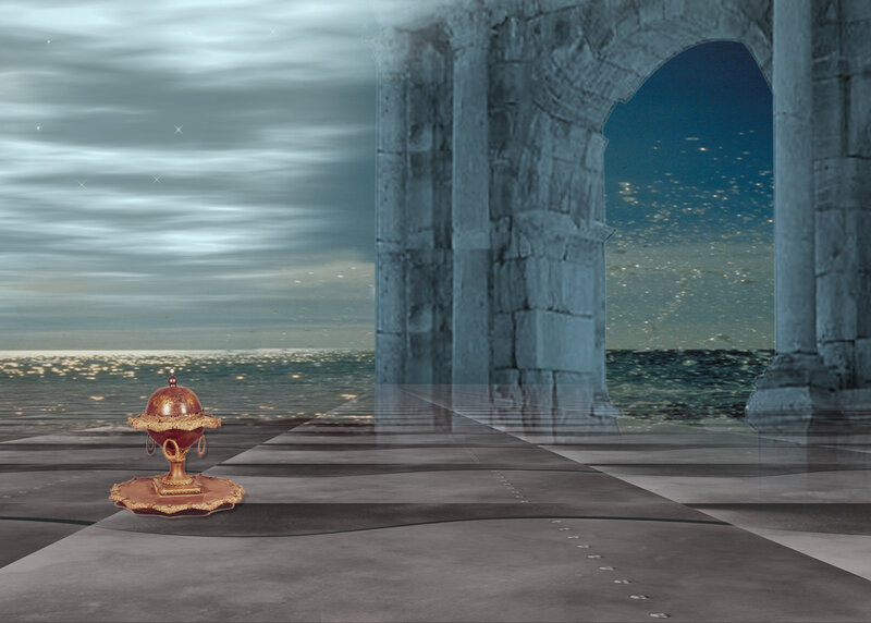 Golden Artifact on Platform
