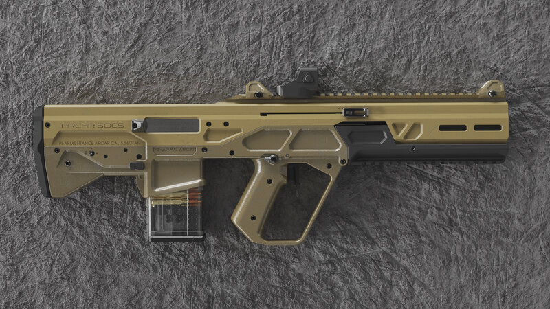 Golden Assault Rifle — Gold