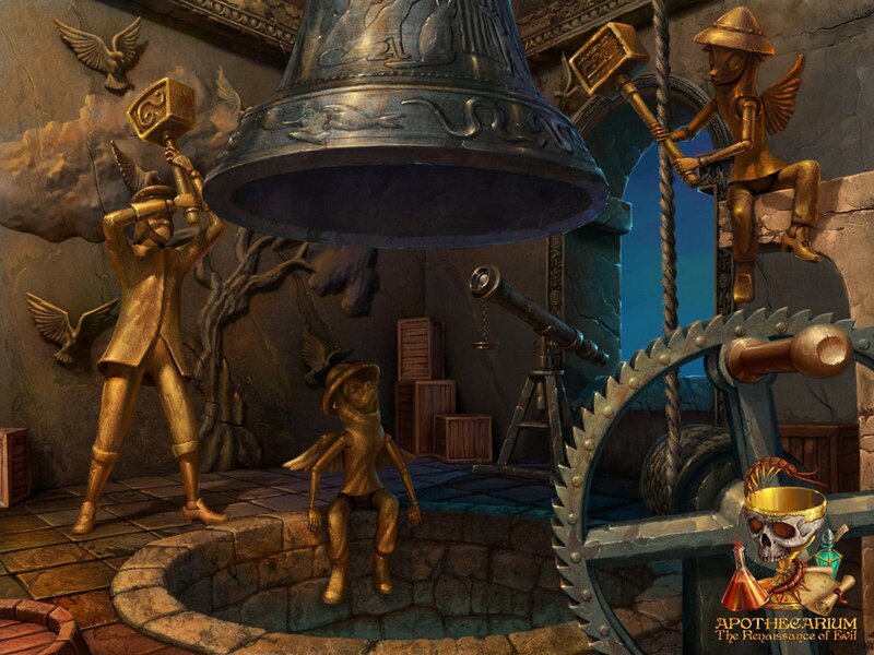 Golden Automatons in Bell Tower