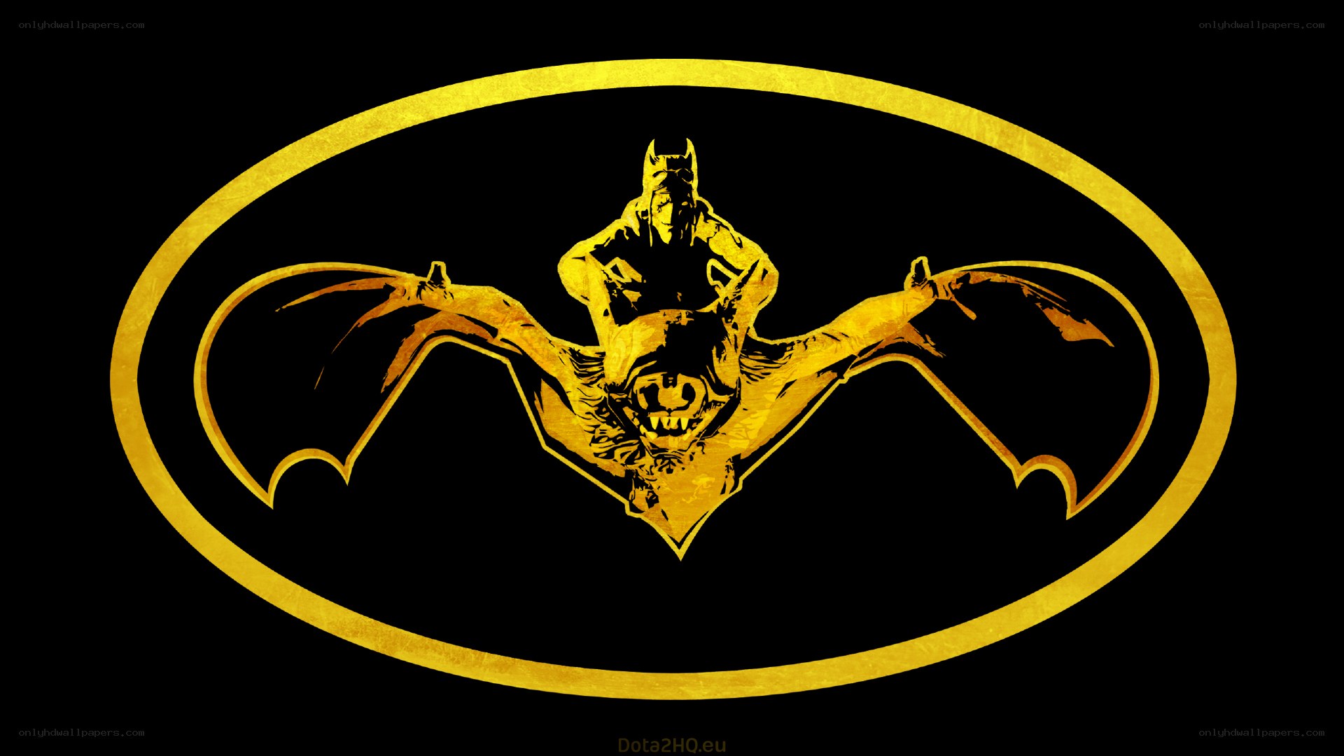 Golden Batman logo