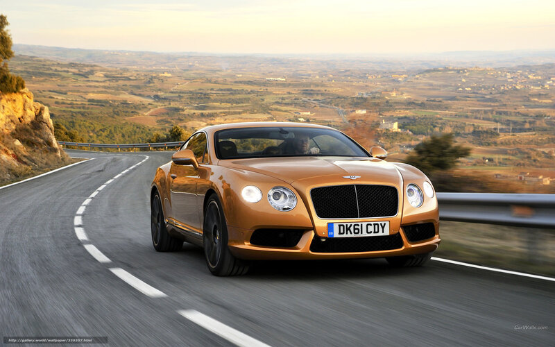 Golden Bentley Car — Gold