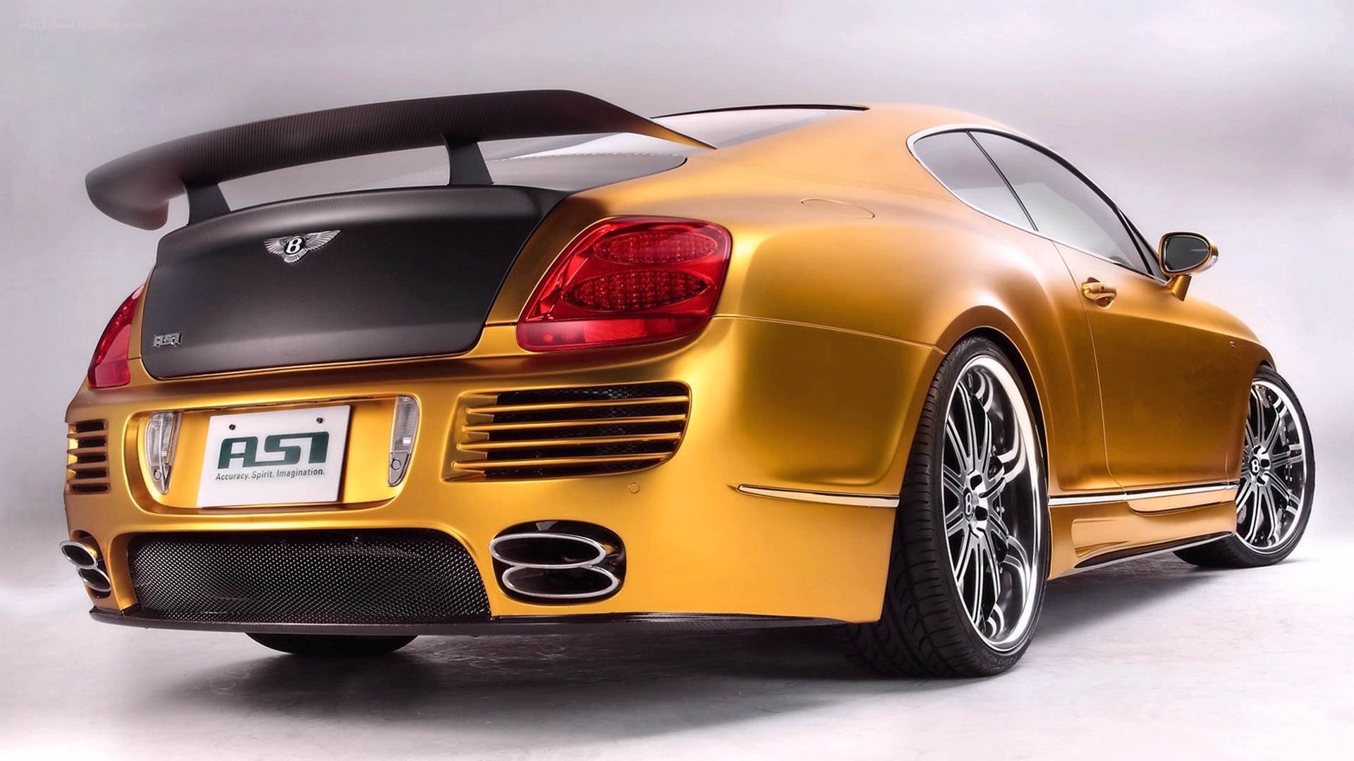 golden bentley coupe