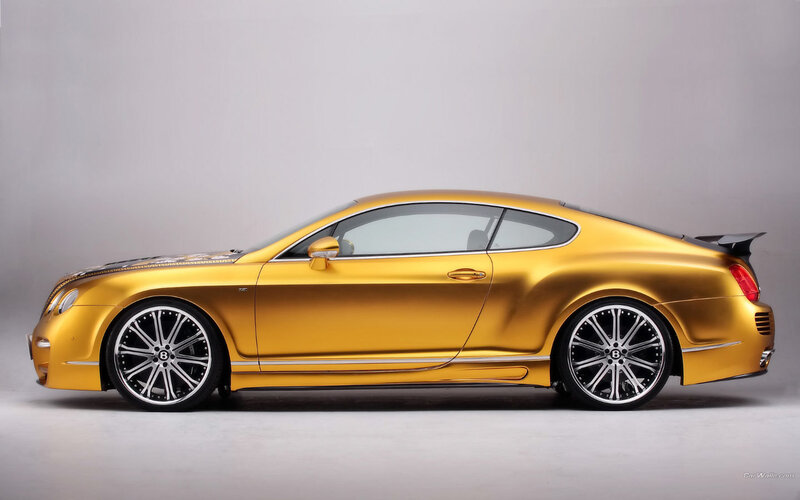 Golden Bentley Coupe — Gold