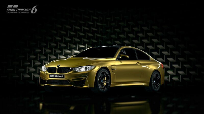 Golden BMW M4 Coupe — Gold, Dramatic