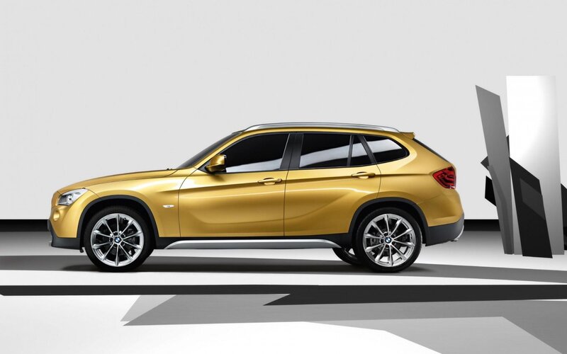 Golden BMW X1 SUV — Gold
