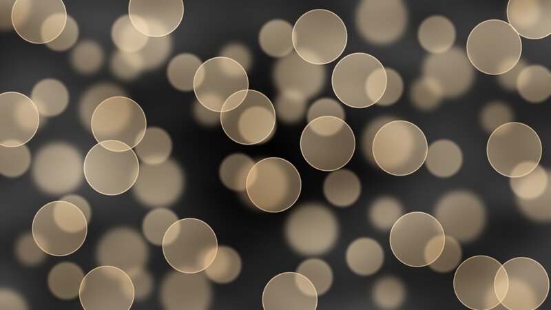 golden bokeh circles background