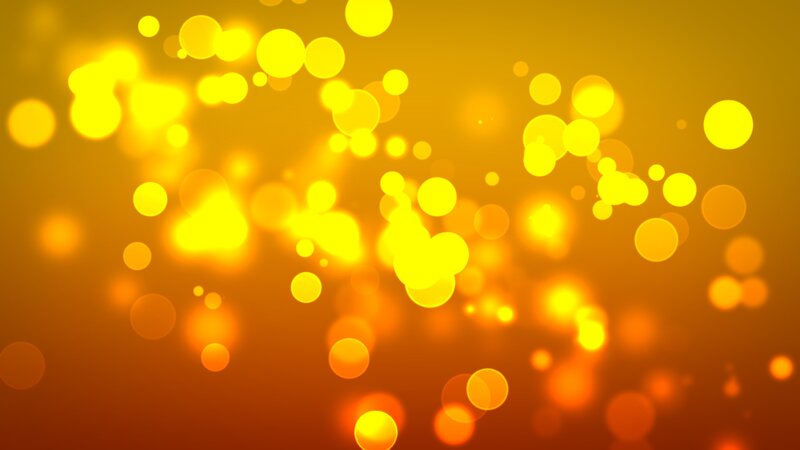 golden bokeh lights