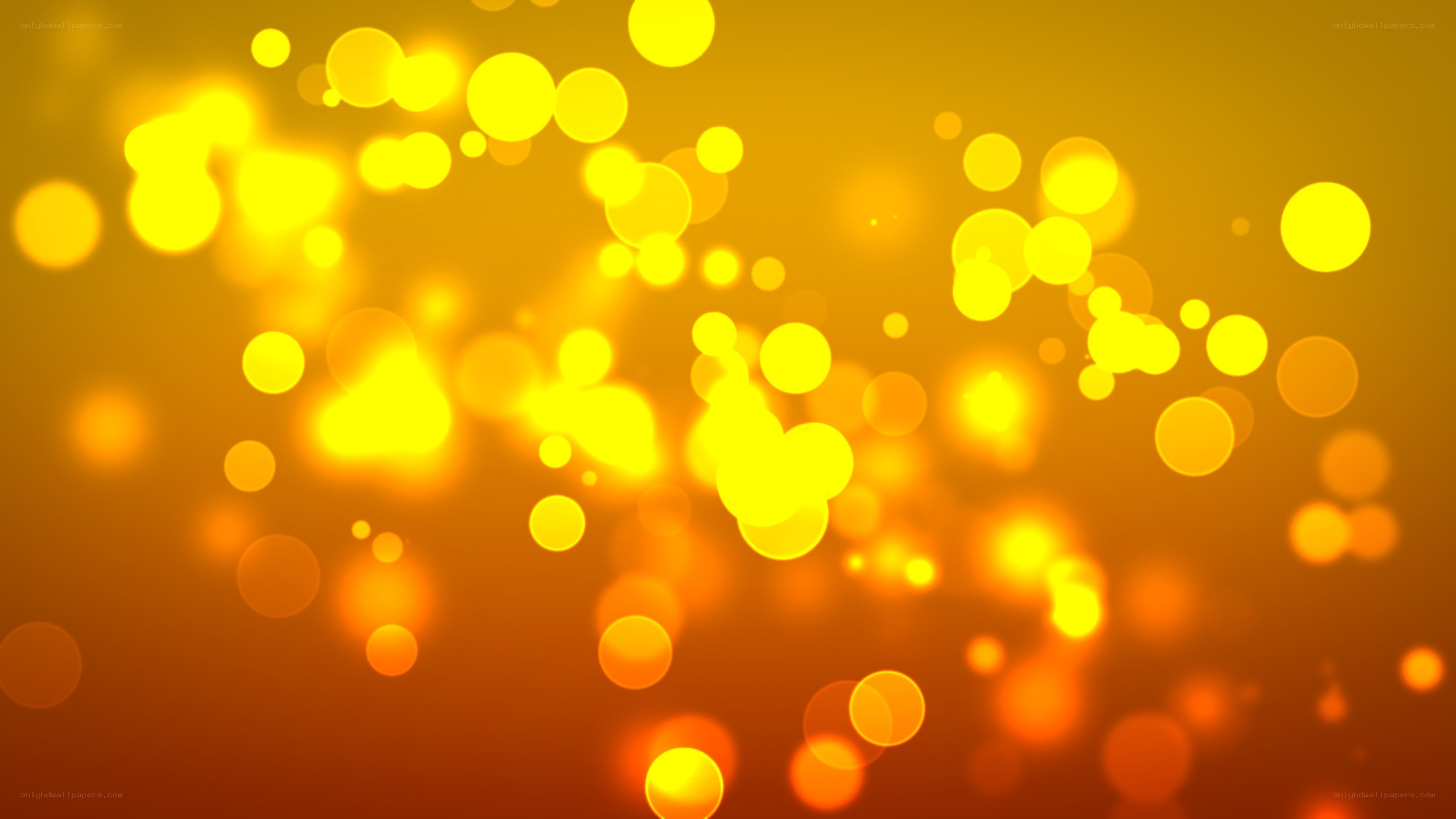 golden bokeh lights