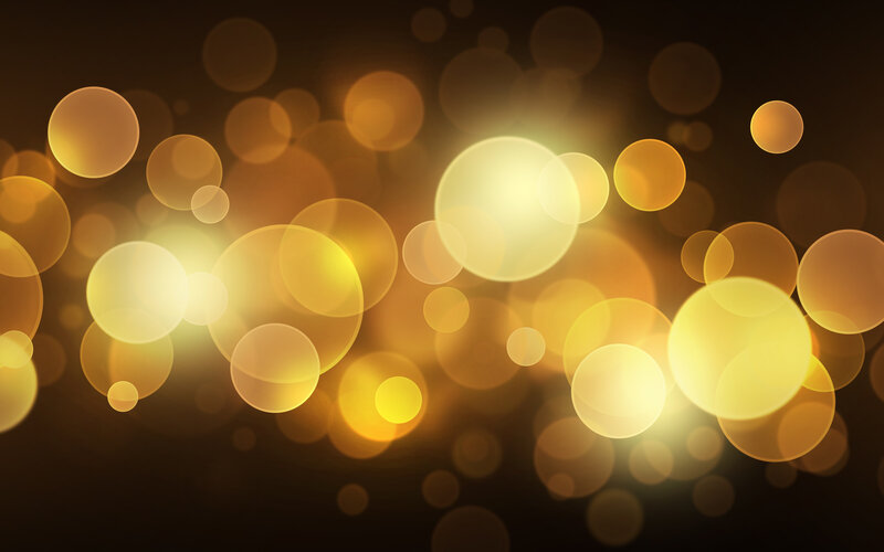 Golden Bokeh Lights — Gold, Warm, Abstract, Circles, Blur