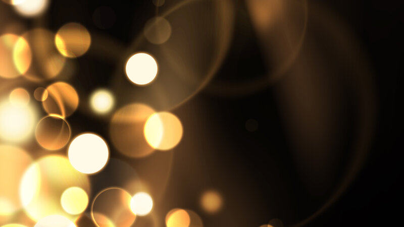Golden Bokeh Lights — Gold, Warm, Abstract, Circles