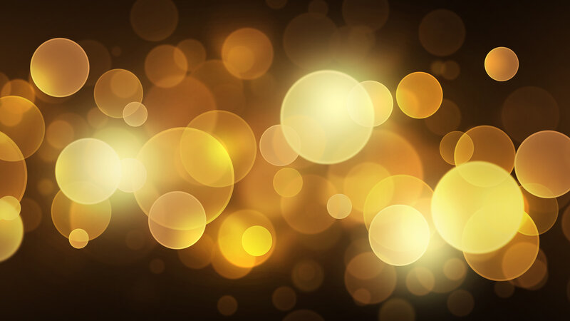 Golden Bokeh Lights — Gold, Warm, Abstract