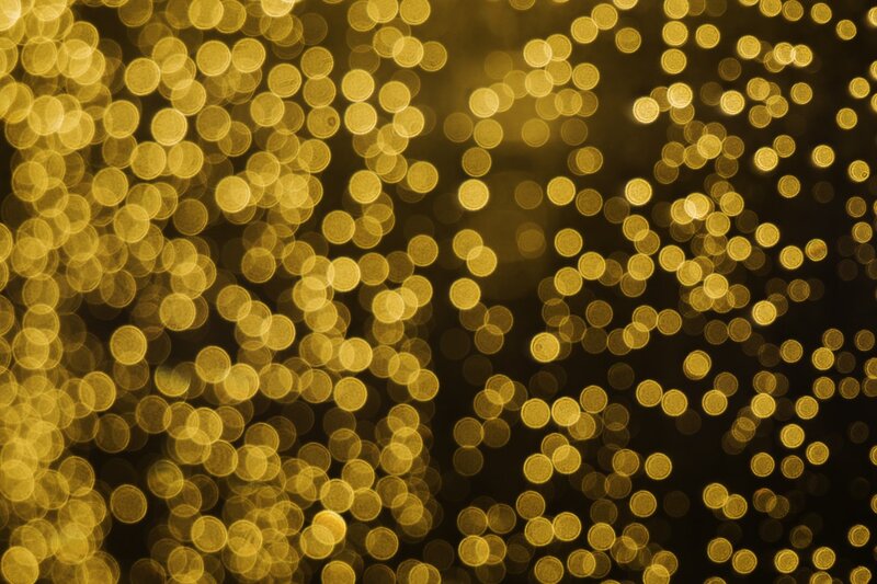 Golden Bokeh Lights — Gold, Warm, Night