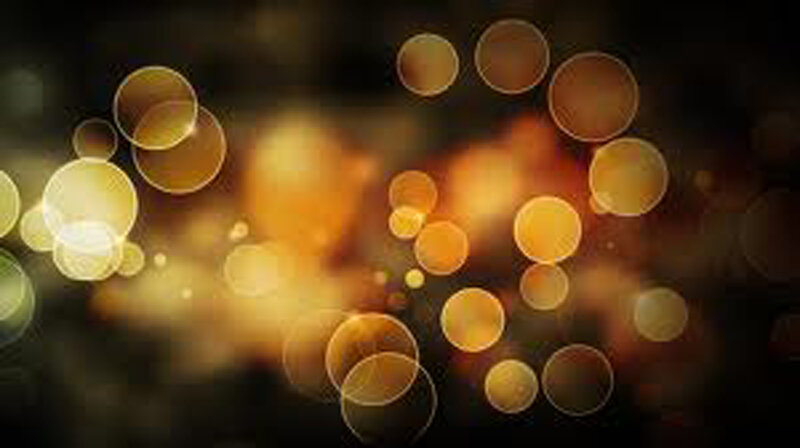 Golden Bokeh Lights — Gold, Warm