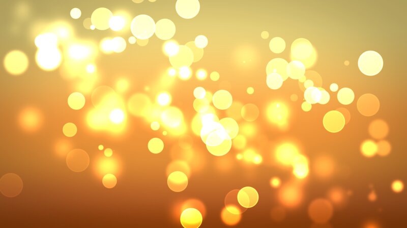 Golden Bokeh Lights — Yellow