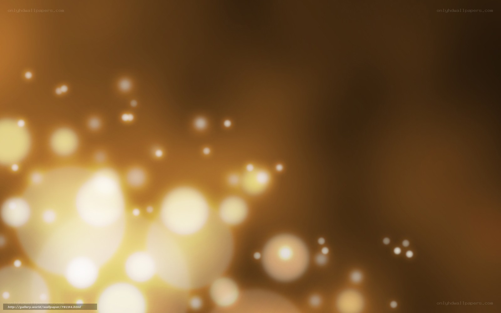 golden bokeh lights