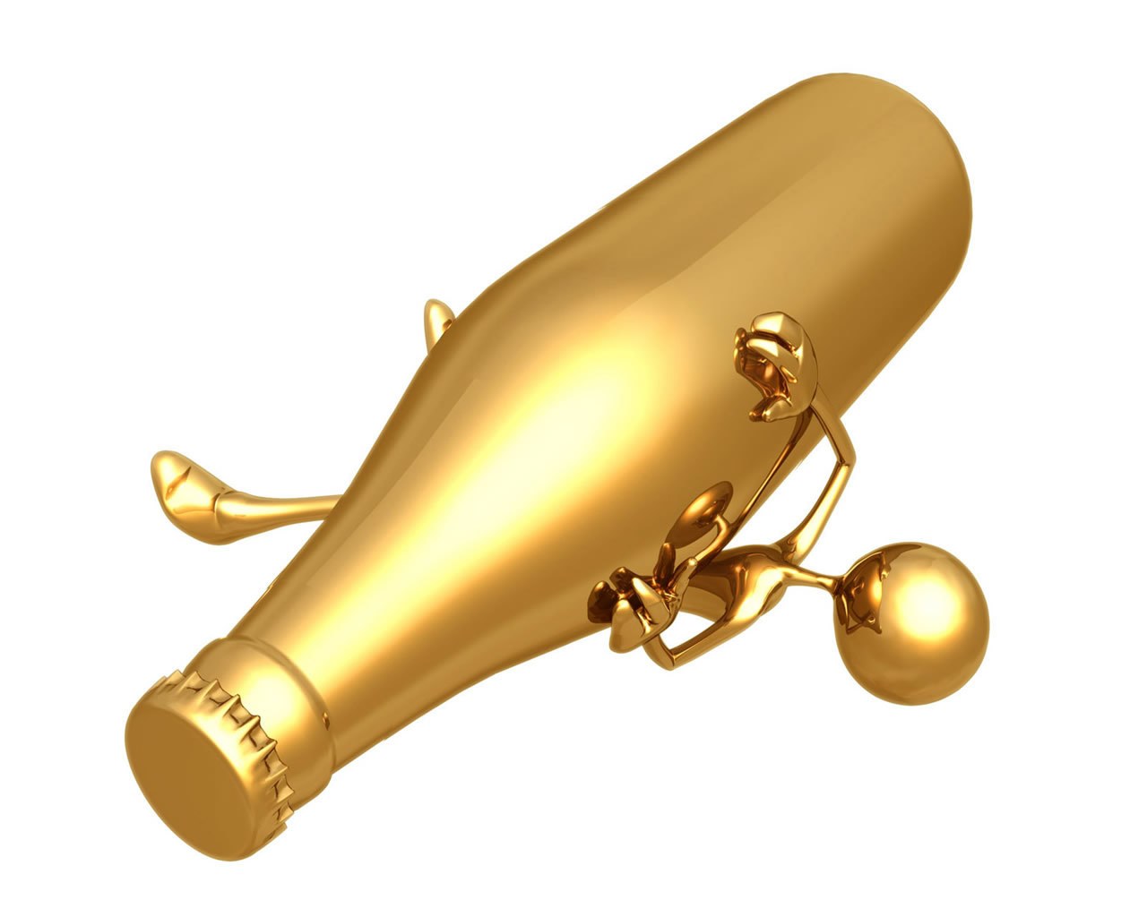 golden bottle character