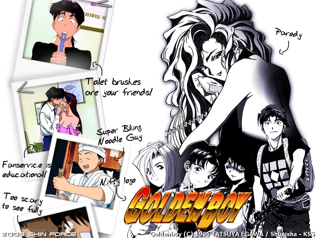 Golden Boy anime collage