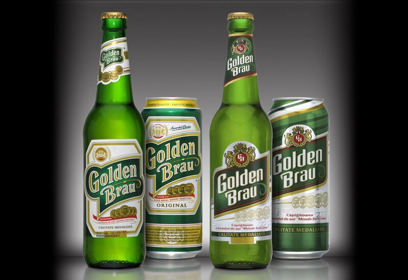 Golden Brau Beer Bottles