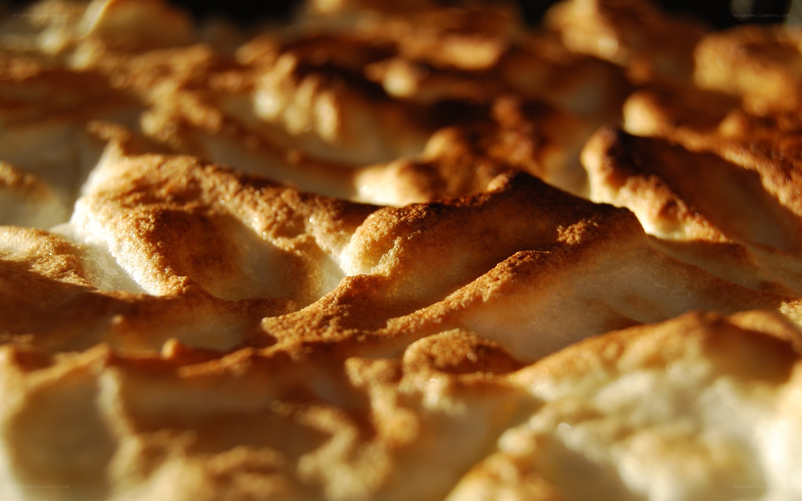 golden-brown meringue dessert