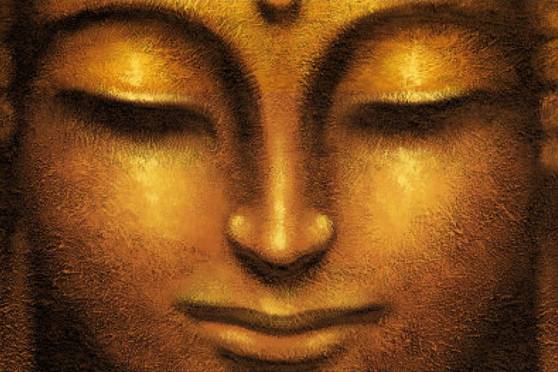 Golden Buddha Face — Gold