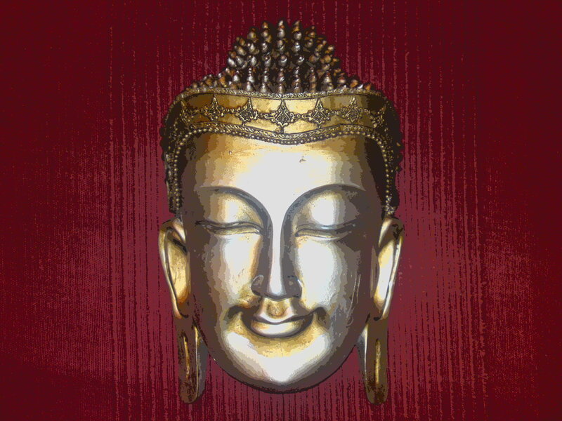 Golden Buddha Head — Gold