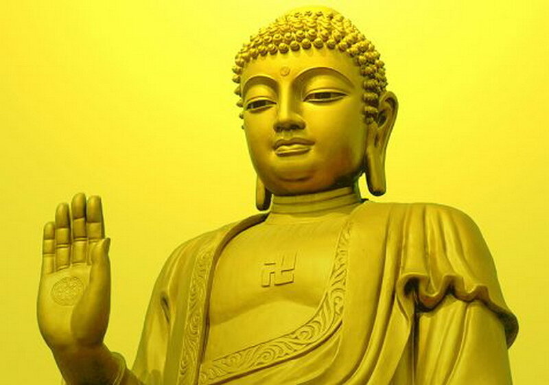Golden Buddha statue