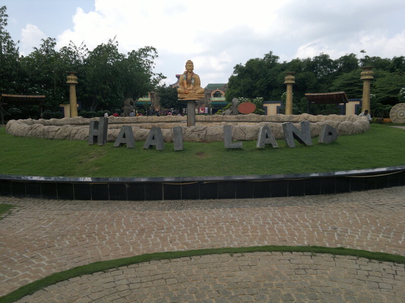 Golden Buddha Statue — Green, Serene, Afternoon