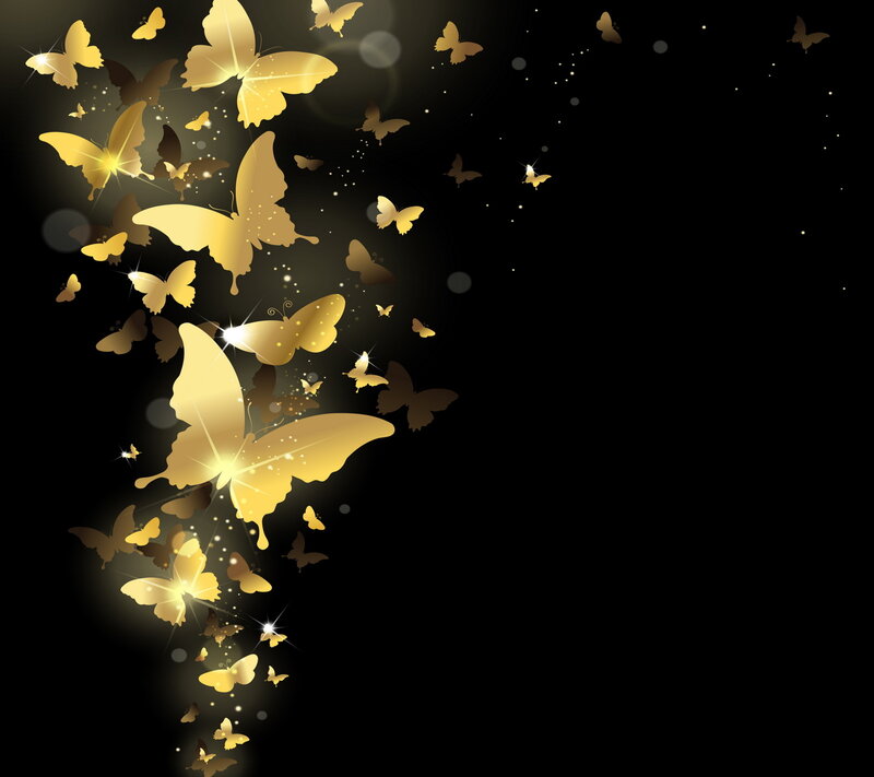 Golden Butterflies — Gold
