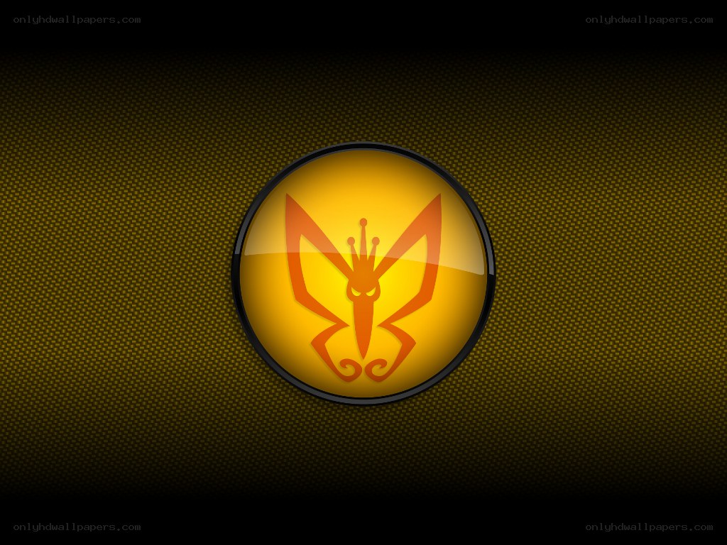 golden butterfly emblem