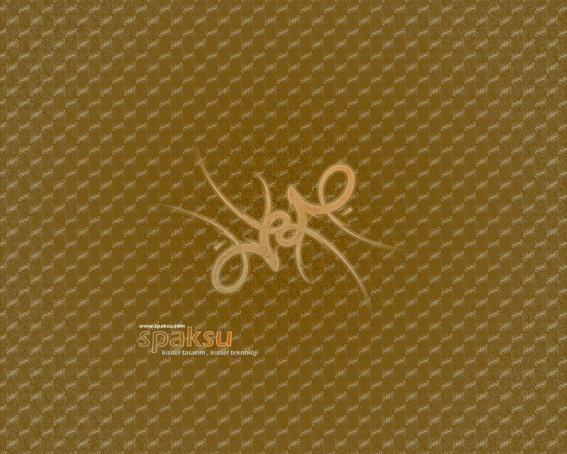Golden calligraphy design