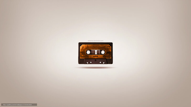 Golden cassette tape