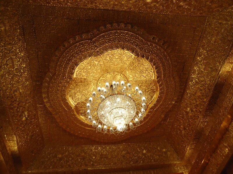 Golden Ceiling Chandelier