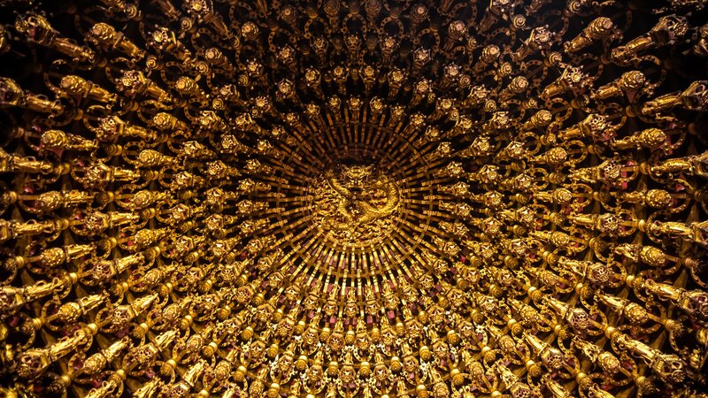 Golden Ceiling Dome