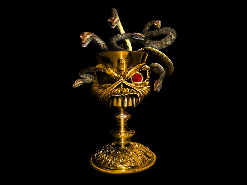 Golden Chalice with Snakes