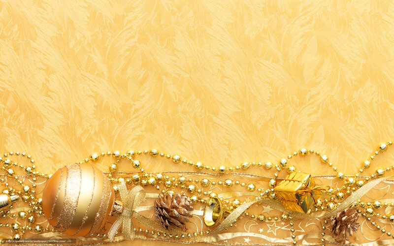 Golden Christmas border