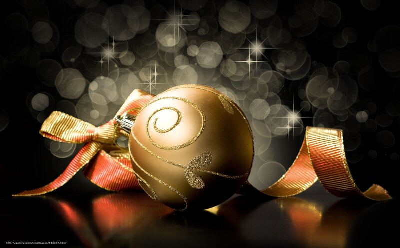 Golden Christmas ornament