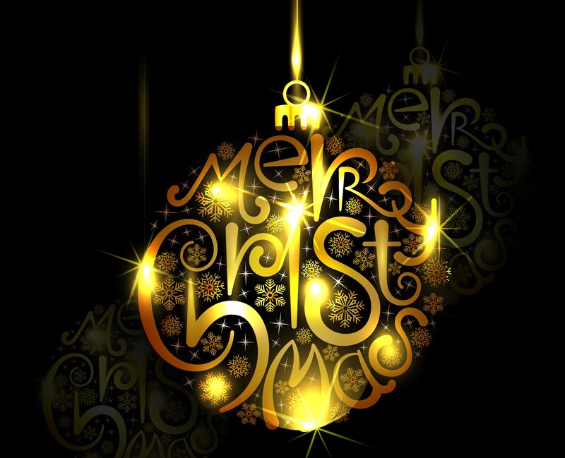Golden Christmas Ornament — Gold