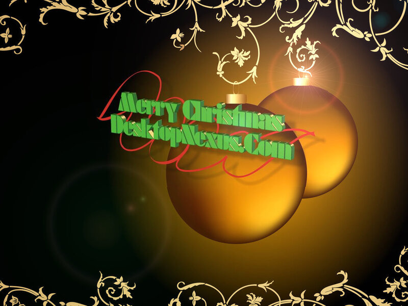 Golden Christmas Ornaments — Gold