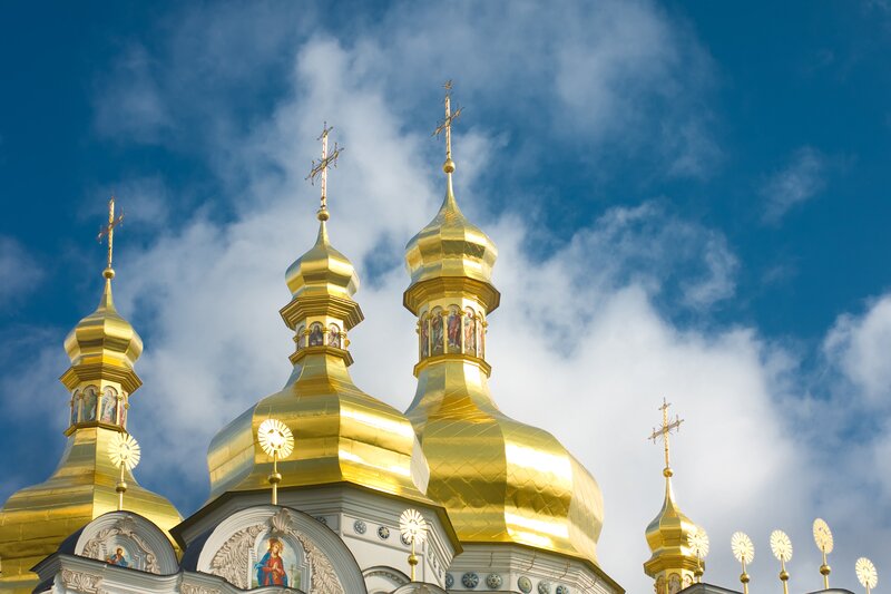 Golden Church Domes — Gold