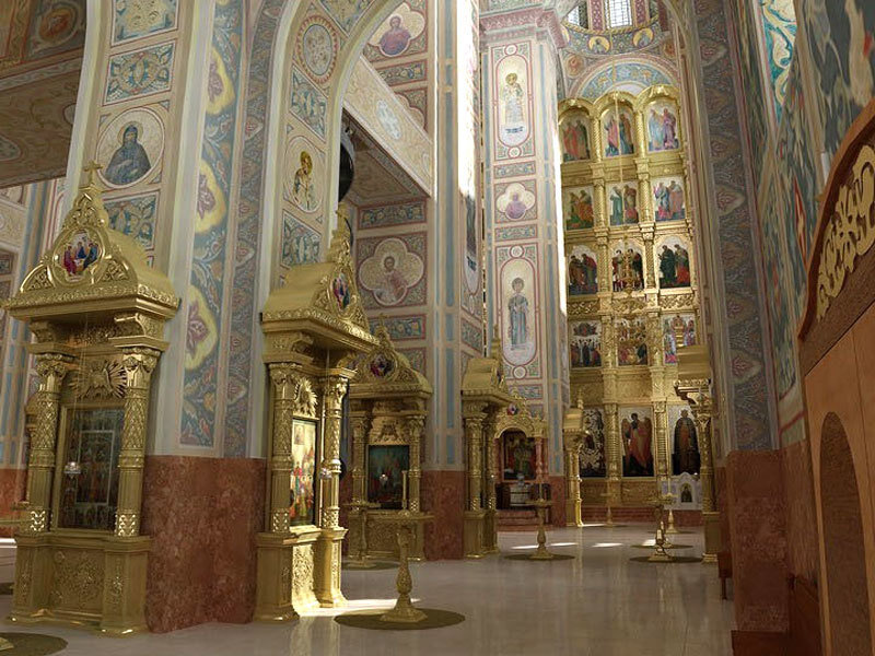 Golden Church Icons