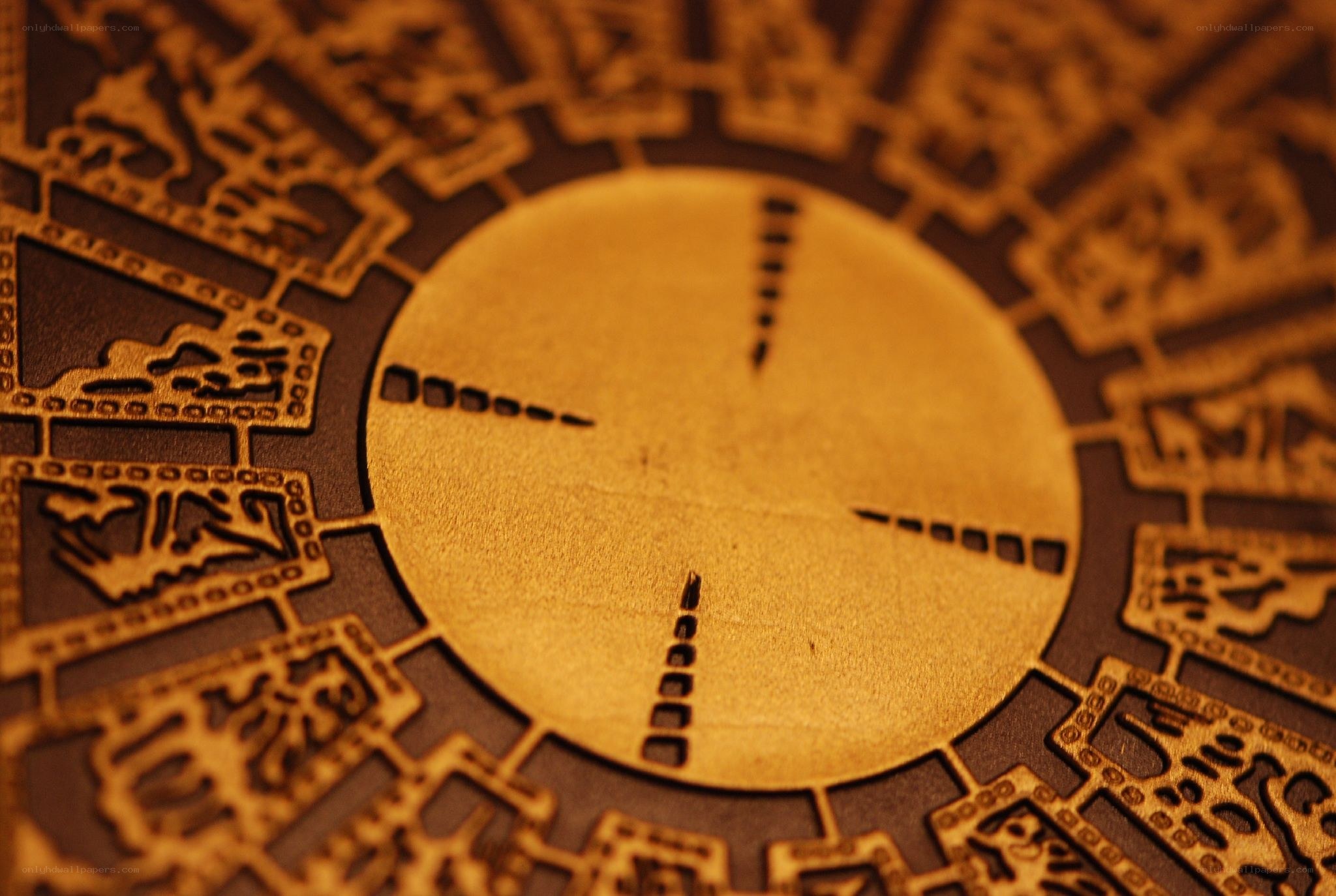 golden circular design