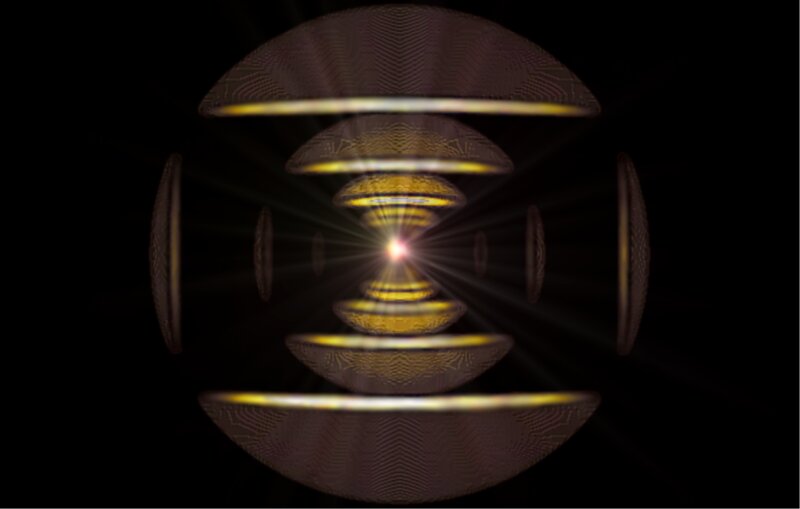 Golden Concentric Rings
